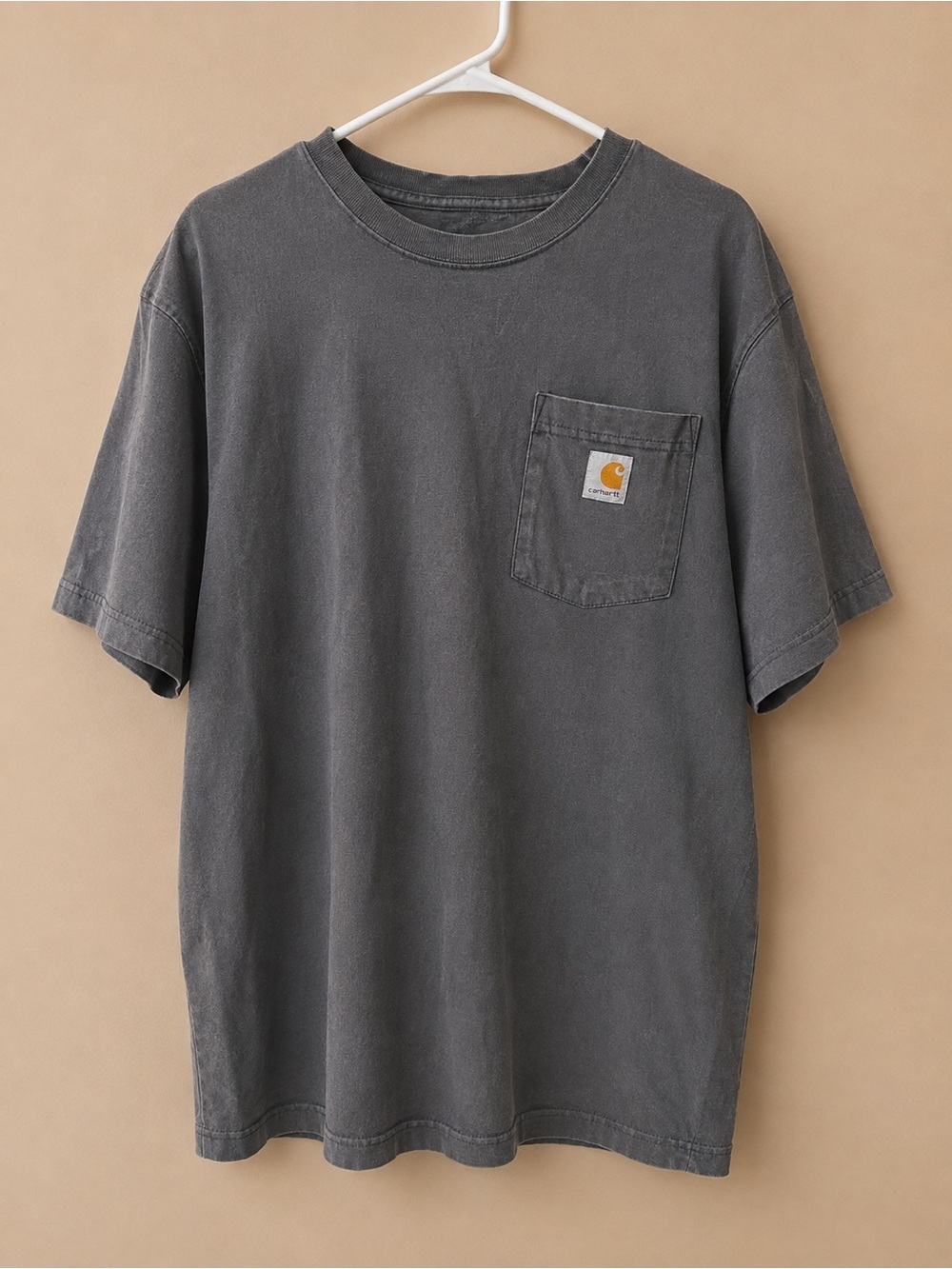 Carhartt Gray Short-Sleeve Pocket Tee